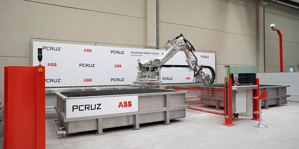 Cutting Machine and Waterjet Robot Master 45 Double Table